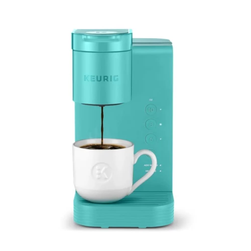 K-Express Essentials Single-Serve K-Cup Pod Coffee Maker in Teal